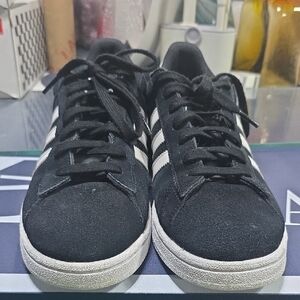Adidas Mens Campus Shoes Size 10.5 Black/white